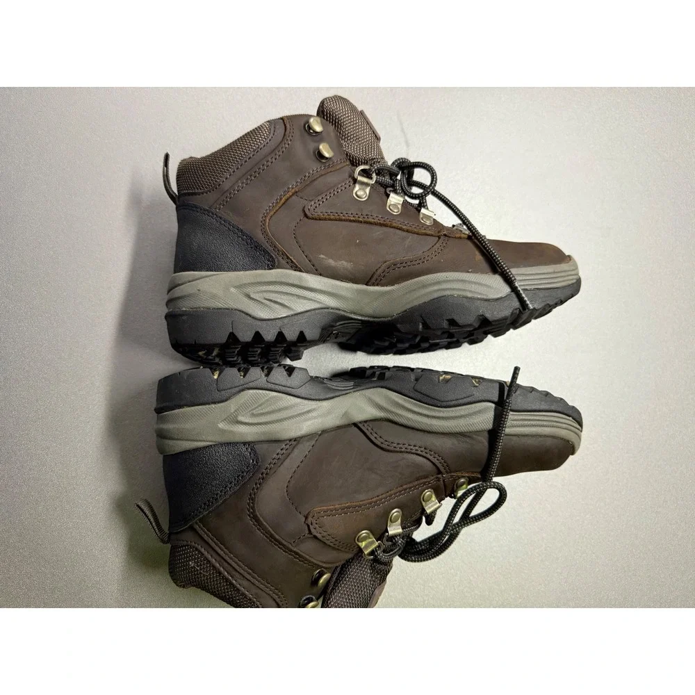 Ozark Trail Mens Waterproof‎ Hiking Boots Brown Leather Upper MNOT43EZ001 Size 7